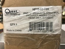 Quest Manufacturing Horizontal Large Finger Duct With Hinged Cover, HF19-02-70H picture
