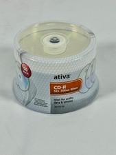 Ativa CD-R 52X 700MB 80 Min Blank Recordable Discs Spindle New Sealed picture