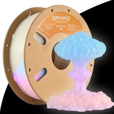 ERYONE PLA 3D Printer Filament 1.75mm, Glow Rainbow WATERCOLOUR 1Kg picture