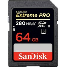 SanDisk 64GB Extreme PRO SDXC UHS-II Memory Card picture