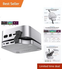 Effortless Connectivity with Mac Mini M4 Dock - 4K Display & SSD Functionality picture