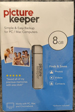 Picture Keeper PK 8 Automatic Photo Backup Device 8GB Sealed PC & Mac picture