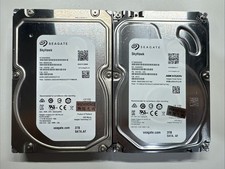 Lot of 2 Seagate SkyHawk 3TB Surveillance HDD ST3000VX006 SATA DVR NVR picture