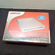 Comp USA External Portable USB 2X Floppy Drive SKU 311196 - NEW/SEALED picture