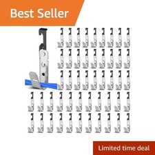 AOKLIT 50 Pcs Metal J Hooks Cable Support 3/4 Inch picture