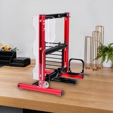 Red DIY ITX ATX MATX PC Frame Test Bench Open Air Case Water Cooling Fan Chassic picture