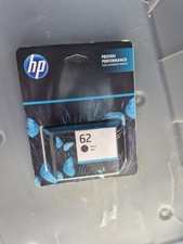Original Genuine HP 62 Black Printer Ink Cartridge New In Box Exp MAR 2025 picture