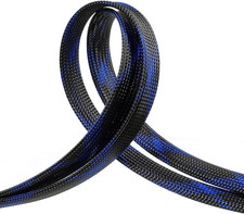 Braided Cable Sleeve, 33Ft Expandable Wire Loom for Automotive Wiring Harness & picture