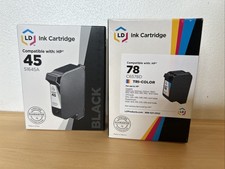 Reman Ink Replacements for HP 45 & 78 (1 Blk, 1 Color, 2-Pk) picture