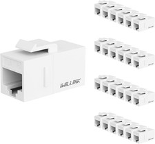 UL Listed 25-Pack RJ45 CAT6 Keystone Coupler Female to Female Insert Coupler ... picture