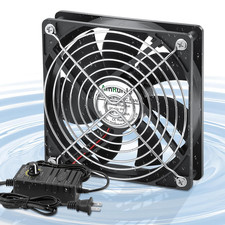 120Mm Waterproof Computer Fan with AC Plug IP67 12V Variable Speed Controller picture