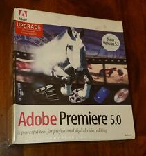  Adobe Premiere 5.0 / 5.1 Big Box Full UPGRADE Version SEALED  Macintosh NEW picture