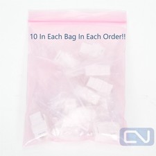 Lot of 10 Keystone Snap-In Inline Coupler Cat6 RJ45 POE Network LAN Ethernet picture