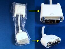 THIS: Genuine OEM Apple Mac male DVI-I to female VGA Monitor Video Adapter Cable picture