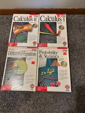 4 VINTAGE Pro One Calculus I & II MULTIMEDIA  CD-ROM for IBM WINDOWS STATISTICS picture