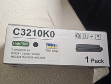 C3210K0 Black Toner Cartridge for Lexmark C3224 C3326 Printer (1,500 Pages) picture