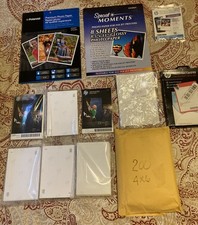 Lot of 400+ NEW Photo paper HP 100 pc 4x6” 2-HP 5x7” 16-8.5x11” Two Bonus Items picture