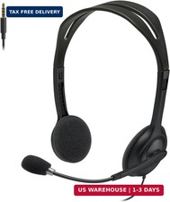 Logitech H111 Stereo Headset with 3.5 mm Audio Jack - Black picture