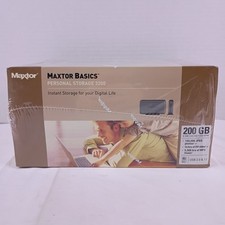 Maxtor Basics Personal Storage 3200 200 GB External Hard Drive NOS picture