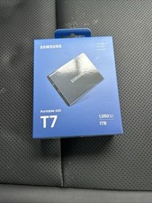 Samsung T7 1TB Portable External SSD USB-C Gray MU-PC1T0TAM New Sealed picture