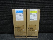 LOT OF 2 GENUINE EPSON T08C2/T08C4 (WORKFORCE ENTERPRISE AM-C5000) INK picture
