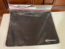 Innovera Technology Essentials Large Mouse Pad Nonskid Rubber Backing NWT Black picture