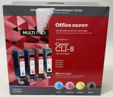 Office Depot for Canon CLI-8 Multipack Ink Cartridges Pixma IP4200 4-Pack Color picture