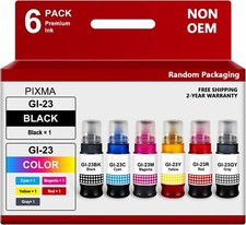 FADSOON® GI23 Ink Bottle Replacement for Canon GI-23 PIXMA G520 G620 Printer picture