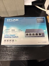 TP-LINK TL-SG105 5-PORT GIGABIT  DESKTOP SWITCH 1000MBPS NEW UNOPENED  picture