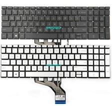 New HP 15-DA 15-DA0002DX 15-DA0008CA 15-DA0012DX 15-DA0014DX Keyboard Backlit US picture
