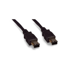 15ft Firewire Cable 6 Pin to 6 Pin - Black picture