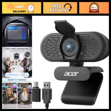 4K Webcam with AI Noise Canceling Microphone for Streaming & Video Meetings picture