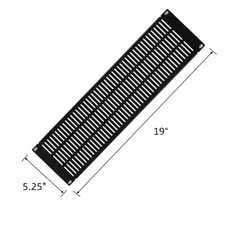 Metal Blank Rack Mount Panel Spacer 1U 2U 3U 4U Vented for 19