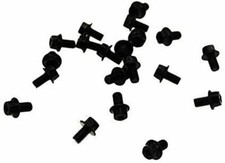 Computer Motherboard Screws 50-Pack Black picture