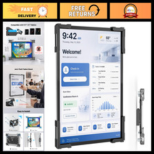 Tablet Wall Mount Holder, Anti-Theft 360° Rotation, Steel Wall-Mounted for 9.7