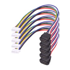 CY 5pcs/set Type C Female to 6Pin DIY OEM Header Cable Pitch=2.0mm DC 5V/20V picture