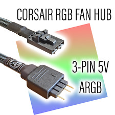 Corsair RGB Fan Hub to Standard ARGB 3-pin 5V Adapter picture