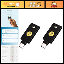 Multi-Factor Authentication Security Key NFC USB-C FIDO Certified - 2 Pack picture