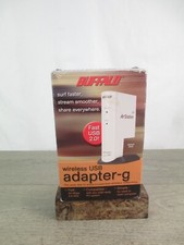 Buffalo Wireless USB Adapter 54 Mbps WLI2-USB2-G54 Airstation AOSS Open box picture