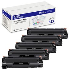 5x CF283X For HP 83X Toner Cartridge LaserJet Pro MFP M225dn M225rdn M202n M201n picture