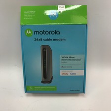Motorola 24x8 Cable Modem MB7621-30 w/ Original Box, No Ethernet or Power Cable picture