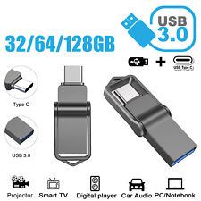 LOT 32/64/128GB USB C Flash Drive USB 3.0 Dual Drive OTG Type-C 2 in 1 Pen Stick picture