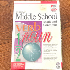 Pro One Windows Middle School Math & Grammar CD-ROM, English (Windows 3.1+) picture