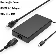 Replacement 20V 19A 380W Asus Rectangle Conn AC Adapter Charger picture