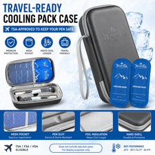Weefla Hard Shell Insulated Cooler Travel Case for Zepbound or Mounjaro Injector picture
