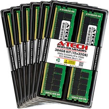 A-Tech 384GB 12x 32GB 2Rx4 PC4-17000R DDR4 2133 ECC REG RDIMM Server Memory RAM picture