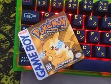  Pokémon Yellow Version  Box Art Game Boy Pikachu Retro Nostalgia Sticker picture