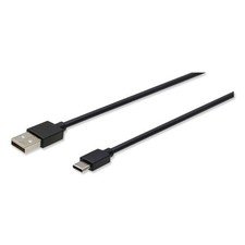 Innovera 30016 USB to USB-C Cable, 10 ft, Black picture