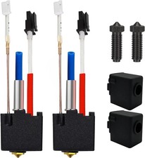 2PCS V5 J-Head Print Head Hotend with 2PCS 0.4mm Hardened Steel Nozzles and 2PCS picture