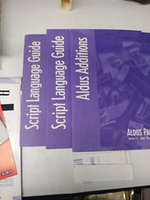 Aldus Pagemaker V5.0 Manuals Lot Reference Guides Script Language User Manual  picture